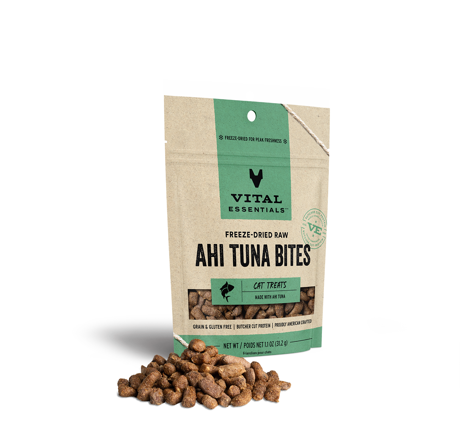 Vital Essentials Cat Freeze-Dried Ahi Tuna Cat Treats