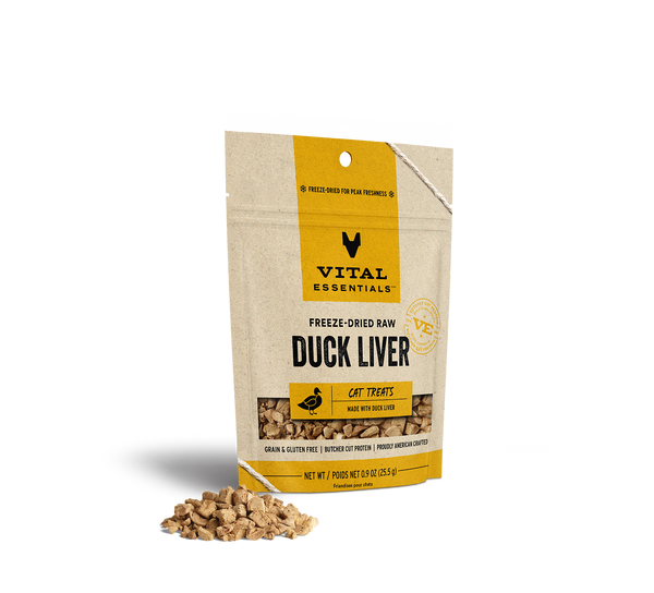 Vital Essentials Cat Freeze-Dried Duck Liver Treats