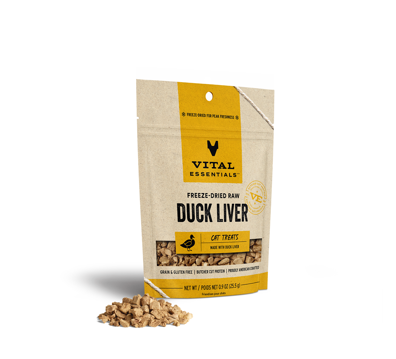 Vital Essentials Cat Freeze-Dried Duck Liver Treats