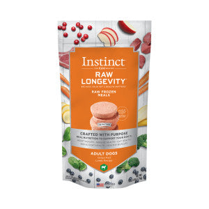 Instinct Raw Longevity Frozen Patties for Adults 6lb Dog Food