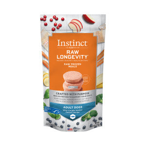 Instinct Raw Longevity Frozen Patties for Adults 6lb Dog Food