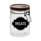 Sparky & Co Acacia Latch Lid Treat Jars