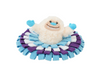 Territory Holiday Foraging Snuffle Mat Yeti 10" Dog Toy