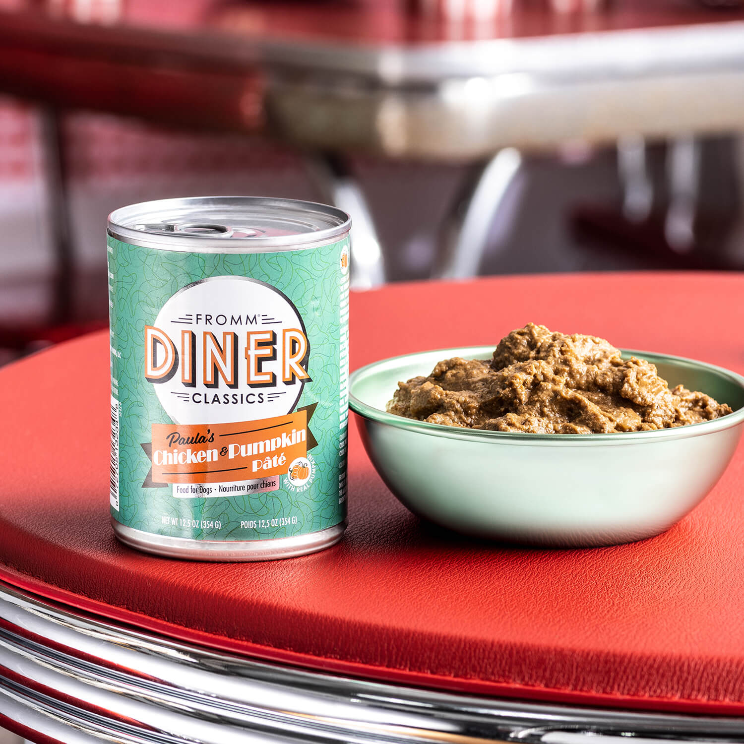 Fromm Diner Paula's Chicken & Pumpkin Pâté Canned Dog Food 12.5oz