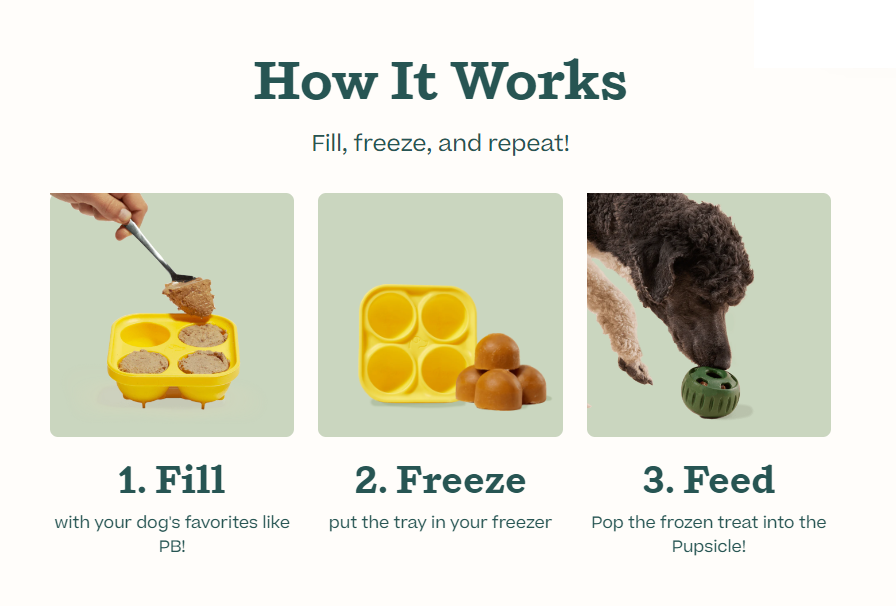 Woof The Pupsicle Treat Tray