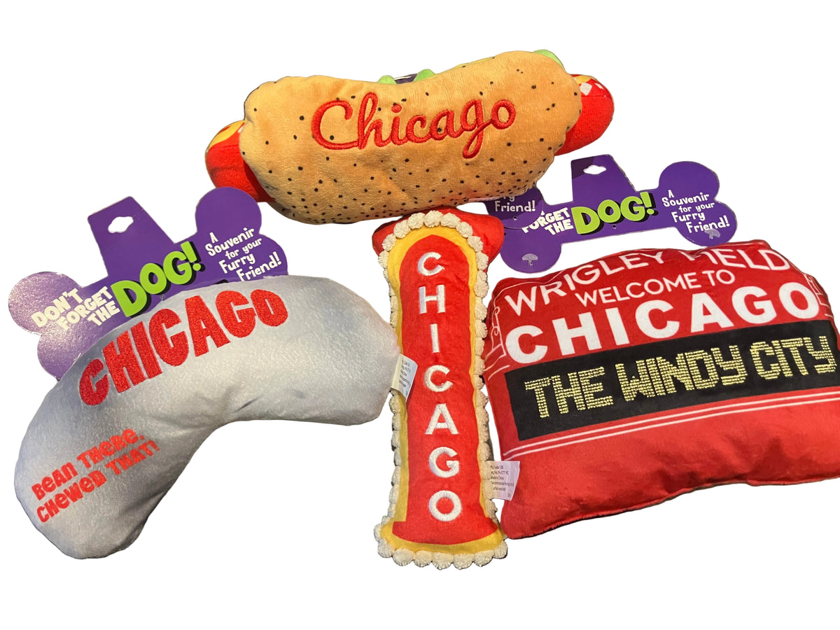 Tri-State Souvenir Novelty Chicago Plush Dog Toys