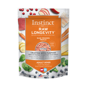 Instinct Raw Longevity Frozen Bites for Adults 4lb Dog Food