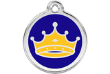 Red Dingo Enamel Pet ID Tag - 1KC - Kings Crown Small - Paw Naturals