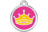 Red Dingo Enamel Pet ID Tag - 1QC - Queen Small - Paw Naturals