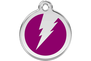 Red Dingo Enamel Pet ID Tag - 1ZF - Flash - Paw Naturals