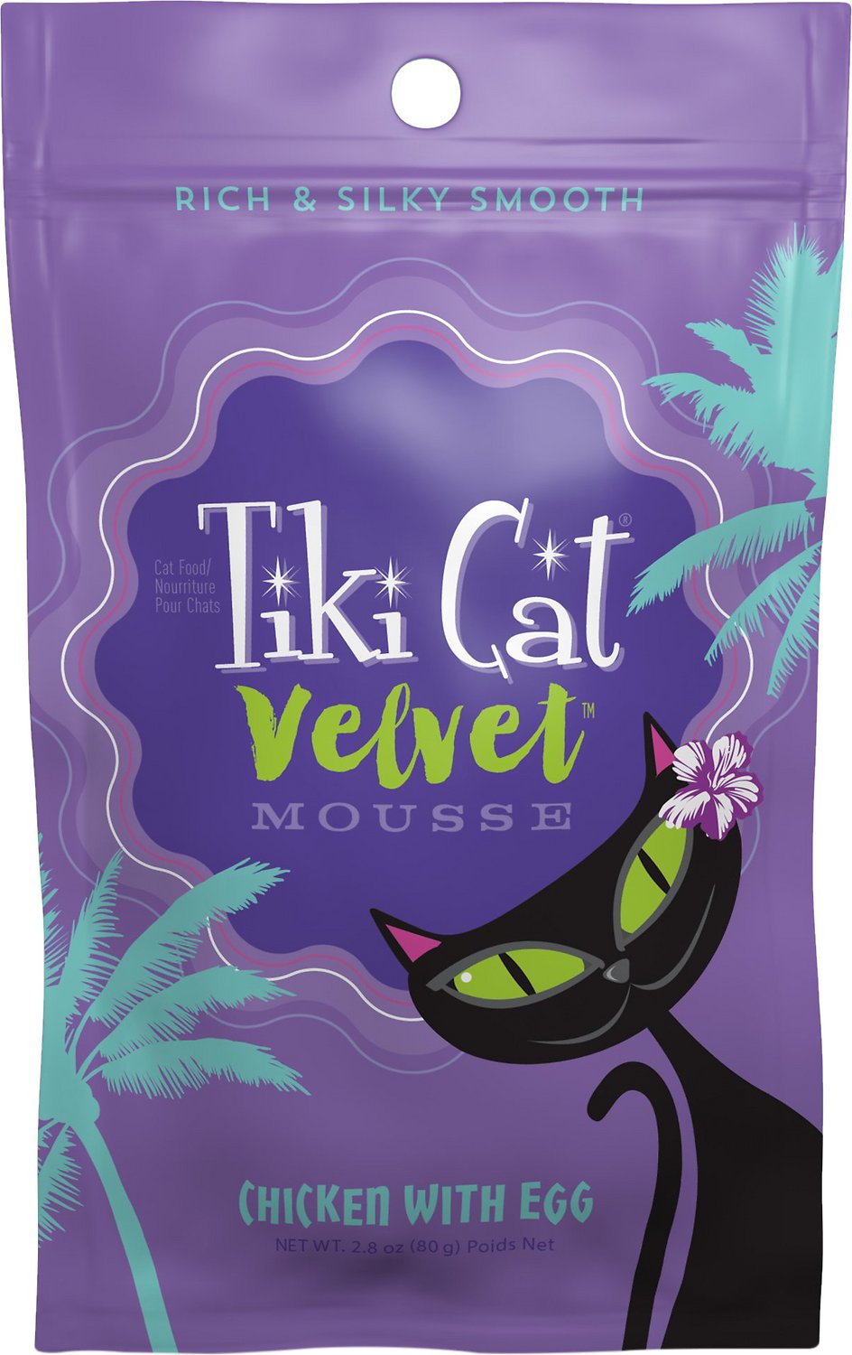 Tiki Pet Velvet Mousse Wet Cat Food Pouch 2.8oz