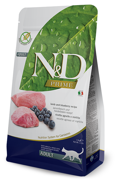 Farmina N&D Prime Lamb & Blueberry Dry Cat Food