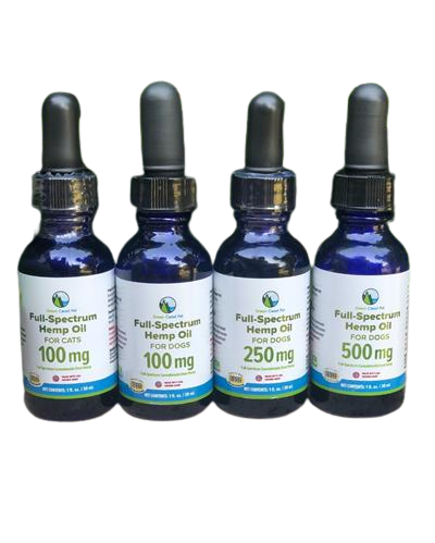 Green Coast Pet Full-Spectrum CBD Oil Dropper for Dogs and Cats - Paw Naturals