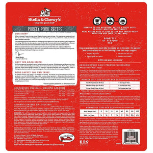 Stella & Chewy's Meal Mixer Purely Pork Raw Freeze-Dried Dog Food - Paw Naturals