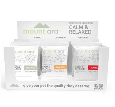 mount ara + Calm & Relaxed 5mg CBD Bite Trial