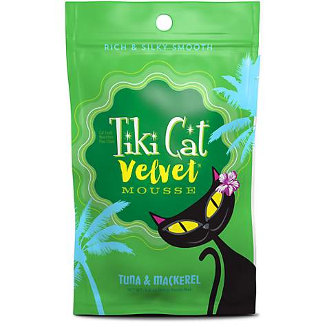 Tiki Pet Velvet Mousse Wet Cat Food Pouch 2.8oz