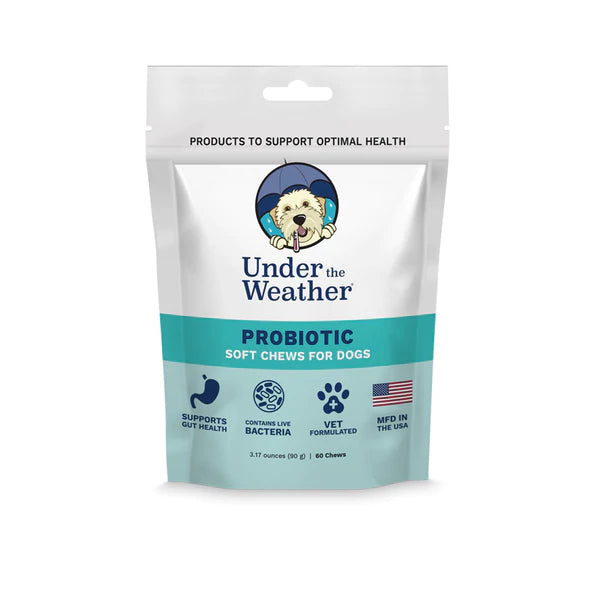 Under The Weather Probiotic Soft Chew For Dogs 60ct