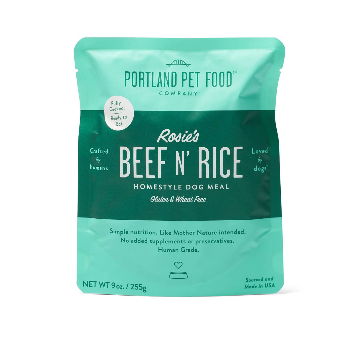 Portland Pet Food Company Rosie's Beef N Rice Homestyle Meal Wet Dog Food