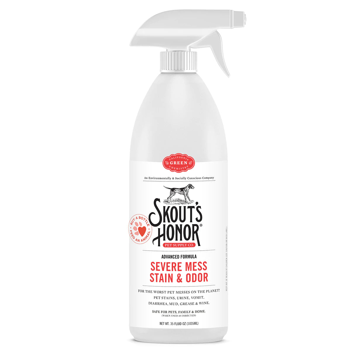Skout's Honor Stain & Odor Severe Mess Advanced Formula Dog 35oz