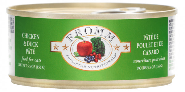 Fromm Chicken & Duck Pate 5oz Canned Cat Food - Paw Naturals