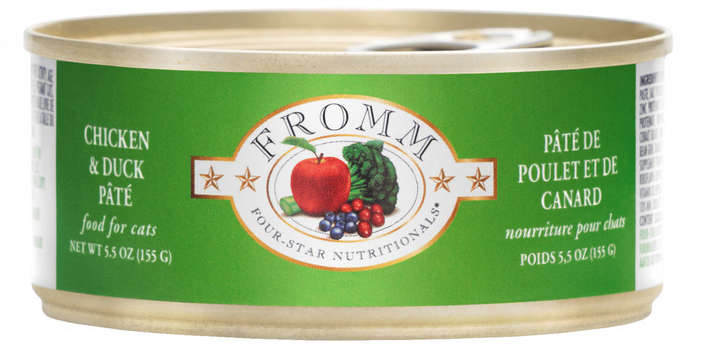 Fromm Chicken & Duck Pate 5oz Canned Cat Food - Paw Naturals