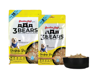 Grandma Lucy's 3 Bears Chicken Freeze-Dried Dog Food - Paw Naturals