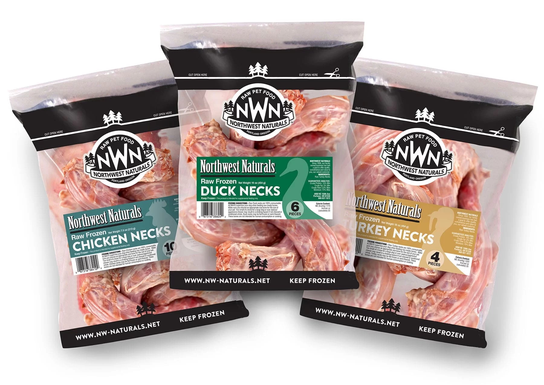 Northwest Naturals Raw Frozen Necks - Paw Naturals