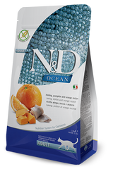 Farmina N&D Ocean Herring Pumpkin & Orange Dry Cat Food