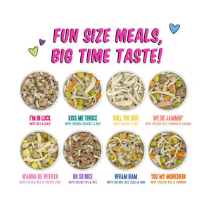 Weruva Dog B.F.F. Fun Sized Meals Sampler Variety Pack (8 2.75oz Cups) - Paw Naturals