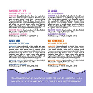 Weruva Dog B.F.F. Fun Sized Meals Sampler Variety Pack (8 2.75oz Cups) - Paw Naturals