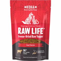Koha Raw Life Freeze-Dried Raw Food Topper for Dogs & Cats