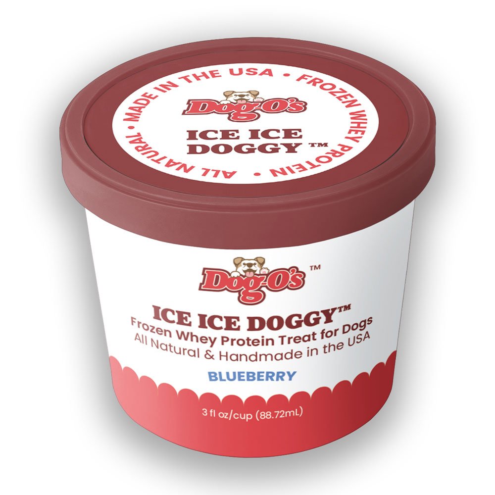 Dog-O's Ice Ice Doggy Frozen Whey Protein Treat for Dogs 3oz Cups