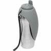 Messy Mutts Travel Water Bottle with Silicone Flip Up Bowl 24oz