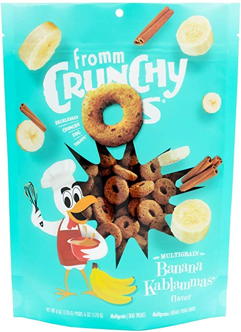 Fromm Crunchy O's Dog Treat Banana Kablammas / 6oz - Paw Naturals