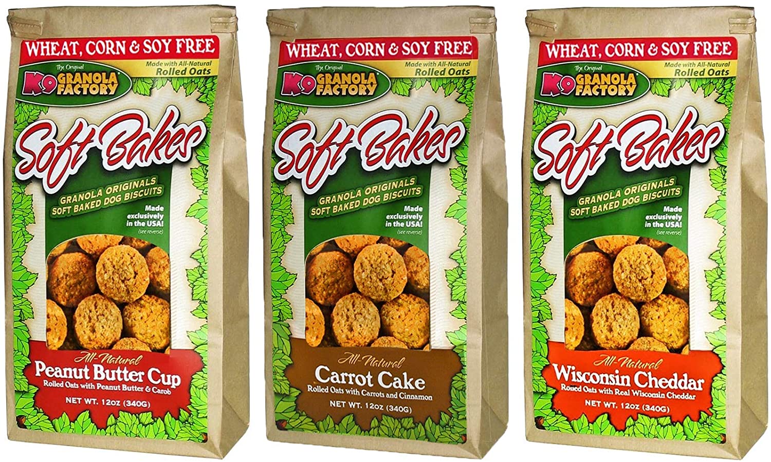 K9 Granola Factory Soft Bakes Dog Biscuit 12oz – Paw Naturals