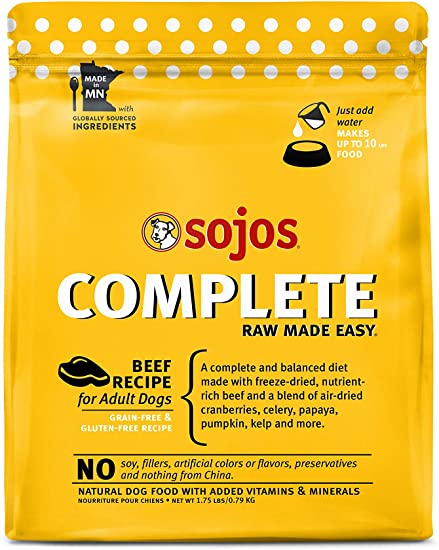Sojos Complete Beef Raw Freeze-Dried Dog Food