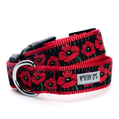 The Worthy Dog Poppies Collection Collars