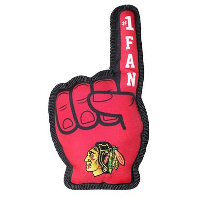 Pets First Co. NHL Chicago Blackhawks #1 Fan Pet Toy - Paw Naturals