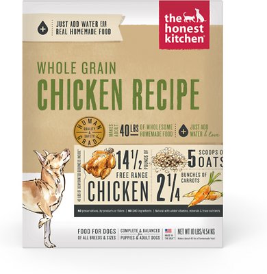 Honest Kitchen Wholemade Whole Grain Chicken Dehydrated Dog Food