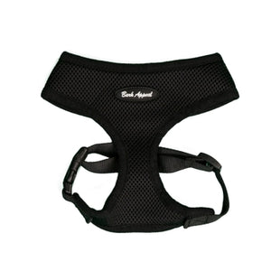 Bark Appeal Breathe EZ Solid Color Pull-Over Harness Black / XS - Paw Naturals