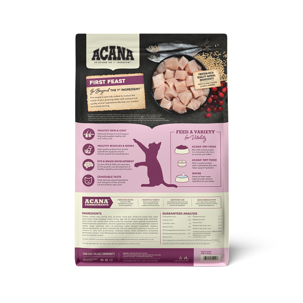 Acana Cat First Feast Kitten Dry Cat Food
