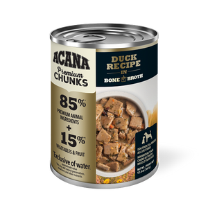 Acana Premium Chunks Canned Dog Food Duck - Paw Naturals