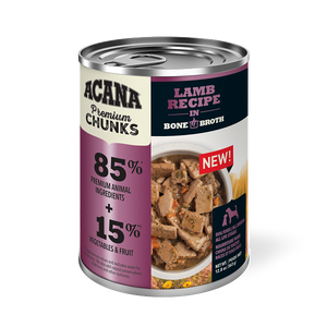Acana Premium Chunks Canned Dog Food Lamb - Paw Naturals