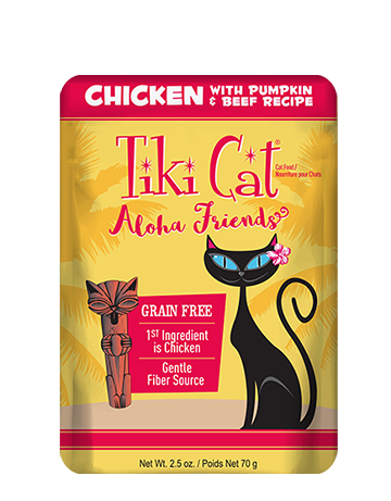 Tiki Pet Aloha Friends Wet Cat Food Pouch