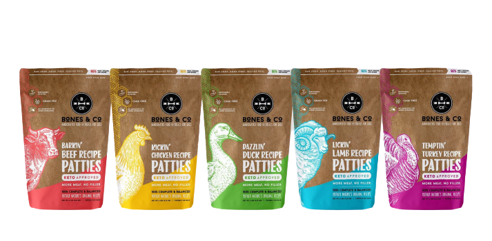Bones & Co Keto-Approved Raw Frozen Dog Food