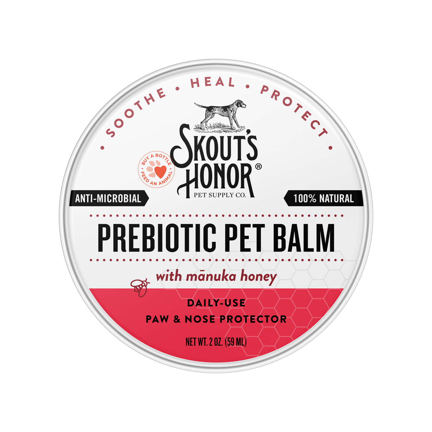 Skout's Honor Prebiotic Pet Balm for Dogs & Cats - Paw Naturals