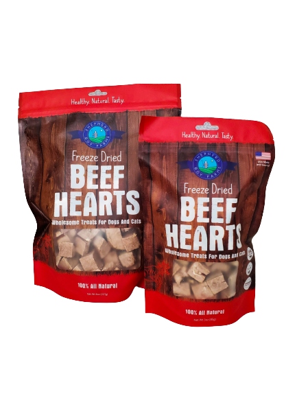 Shepherd Boy Farms Freeze-Dried Beef Heart Treat 3oz - Paw Naturals