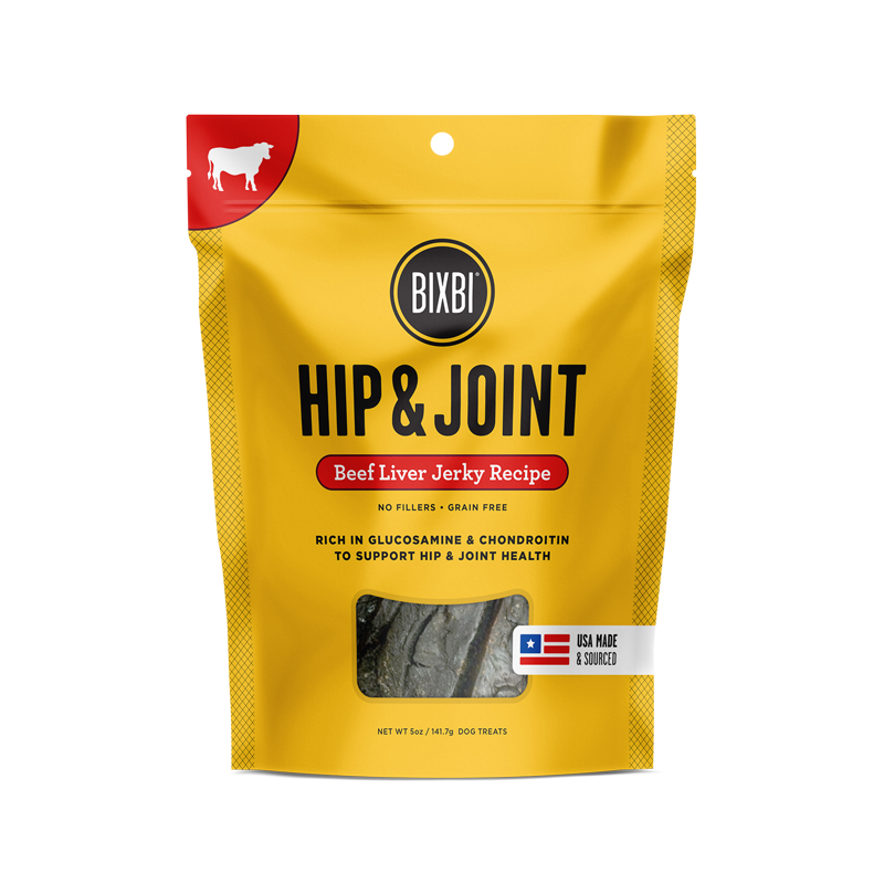 Bixbi Hip & Joint Beef Liver Jerky Dog Treat