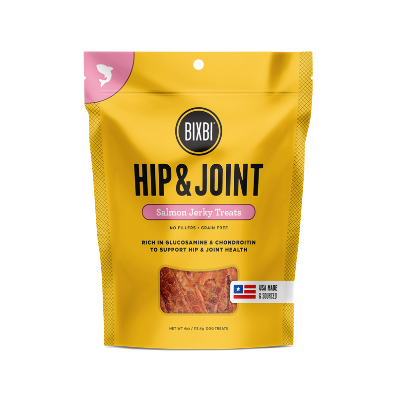 Bixbi Hip & Joint Salmon Jerky Dog Treat