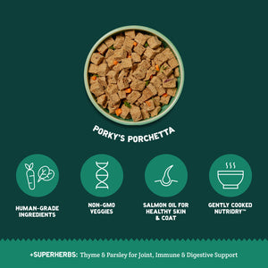 A Pup Above Whole Food Cubies Grain Free Porky's Porchetta Dry Dog Food - Paw Naturals